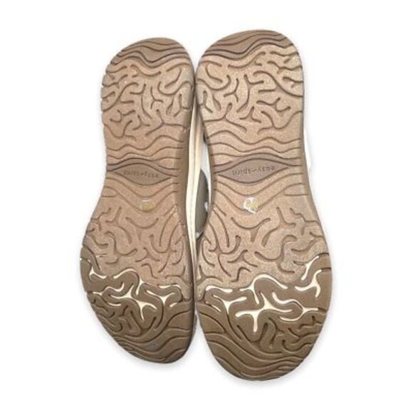 Easy Spirit Womens Forest 3 Walking Shoes Gray Beige Seforest3 Cutout 8.5 M New - Picture 5 of 9